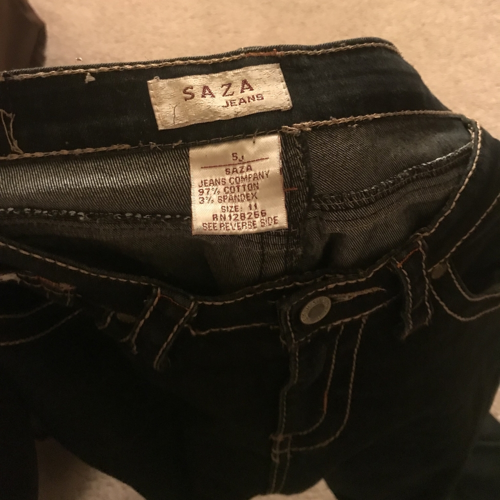 Like New Navy Blue Jeans